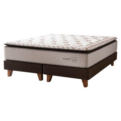 Cama Europea Nest Rosen King + Colchn
