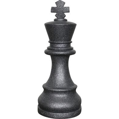 Figura Ajedrez Rey Negro 16x40 cm
