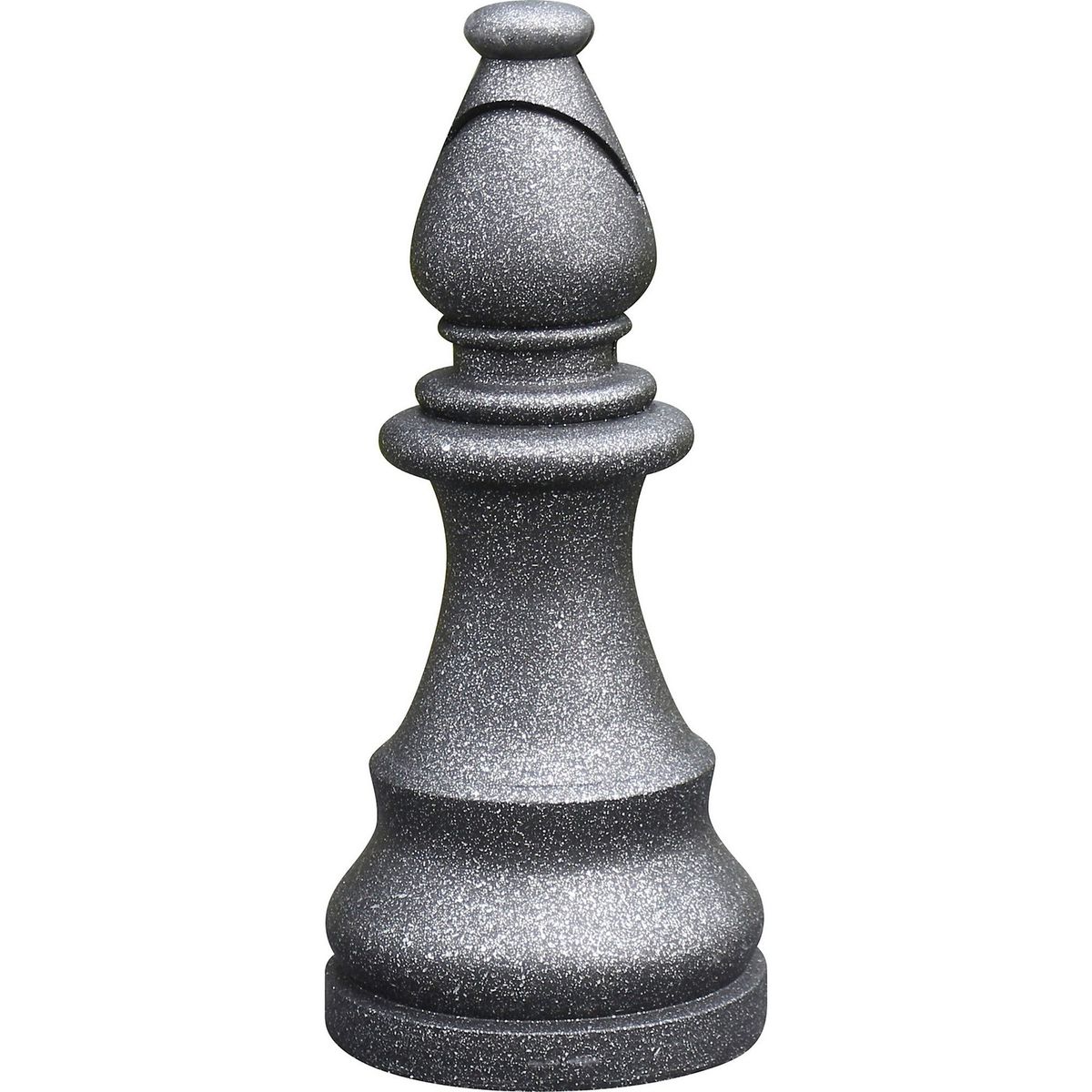 JUST HOME COLLECTION - Figura de Ajedrez Alfil 16x36 cm Negro