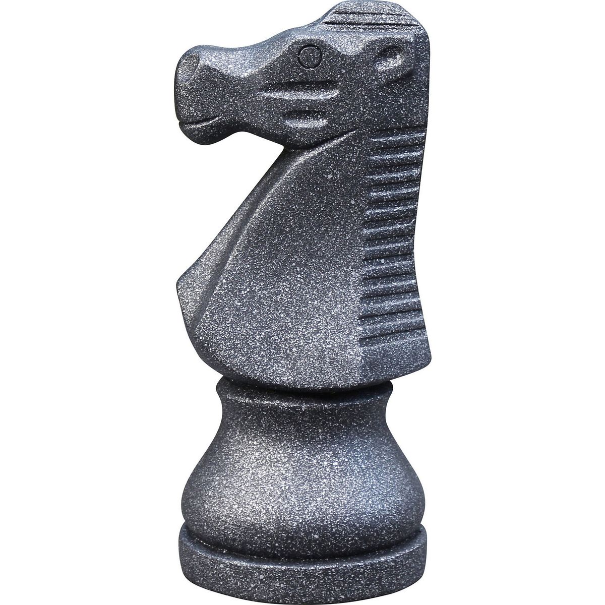 JUST HOME COLLECTION - Figura Ajedrez Caballo Negro 16x36 cm