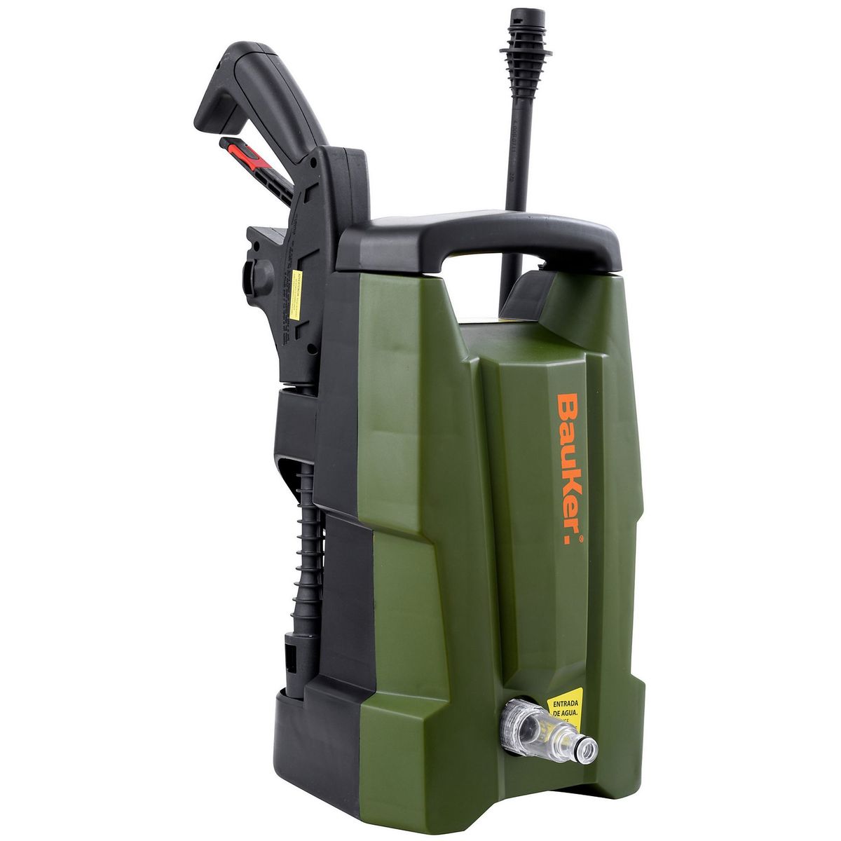 BAUKER - Hidrolavadora Eléctrica Bauker 1500W 110 Bar Smart + Pistola lanza agua + manguera