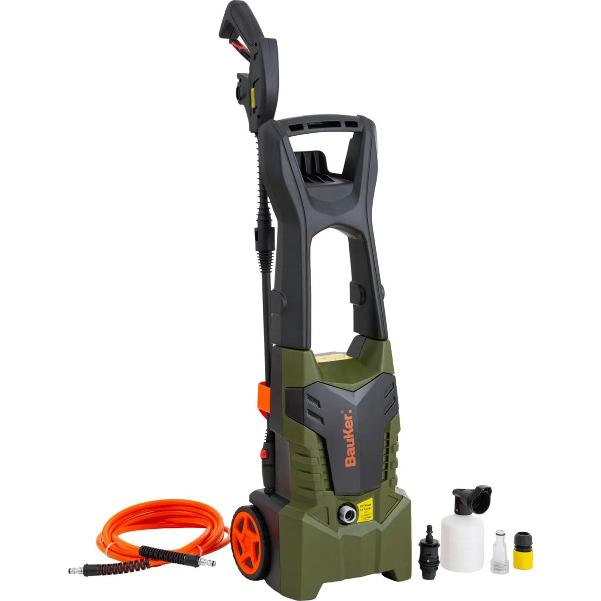 BAUKER - Hidrolavadora Eléctrica Bauker 1600W 120 Bar Smart Plus