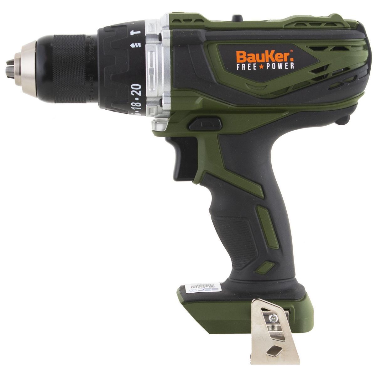 BAUKER - Taladro Percutor Inalámbrico Bauker 13mm 18V (Sin batería y cargador)