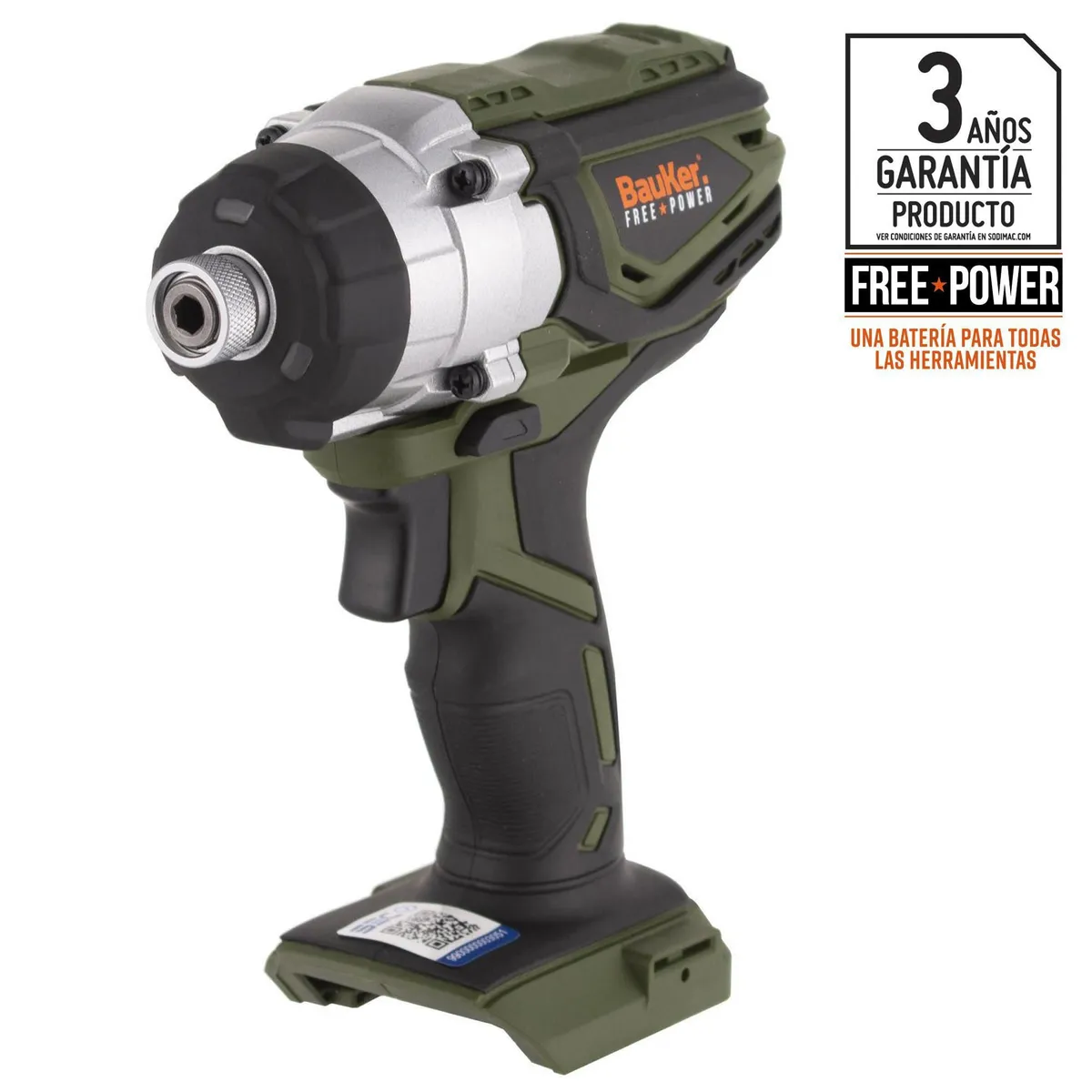 BAUKER - Atornillador Inalámbrico Bauker 1/4" 18V (Sin Batería)