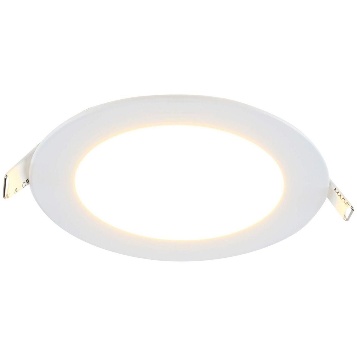 DAIRU - Panel Empotrable Led Circular 6W Luz Cálida
