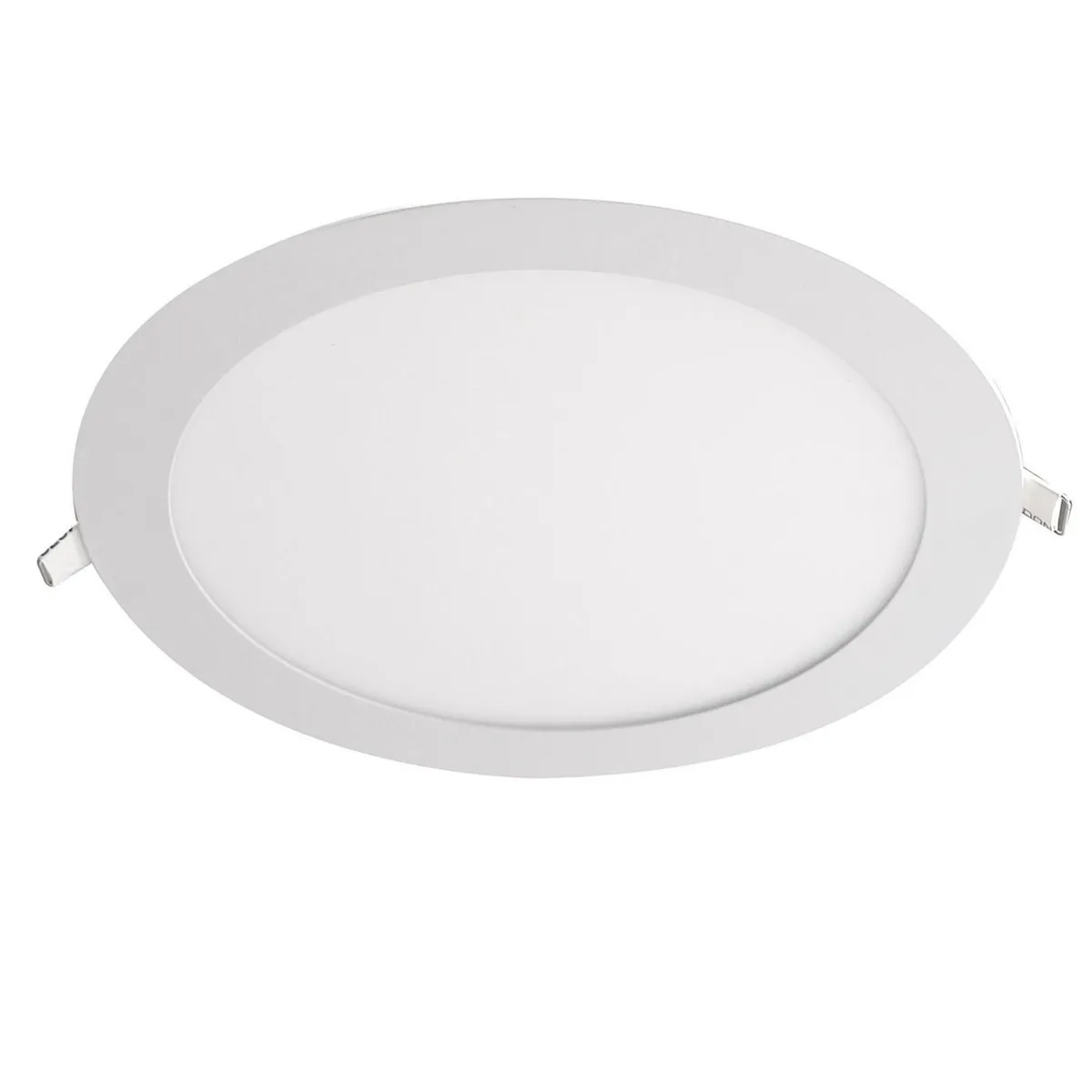 DAIRU - Panel Led Empotrado Circular Metal Blanco 12 W 17 cm