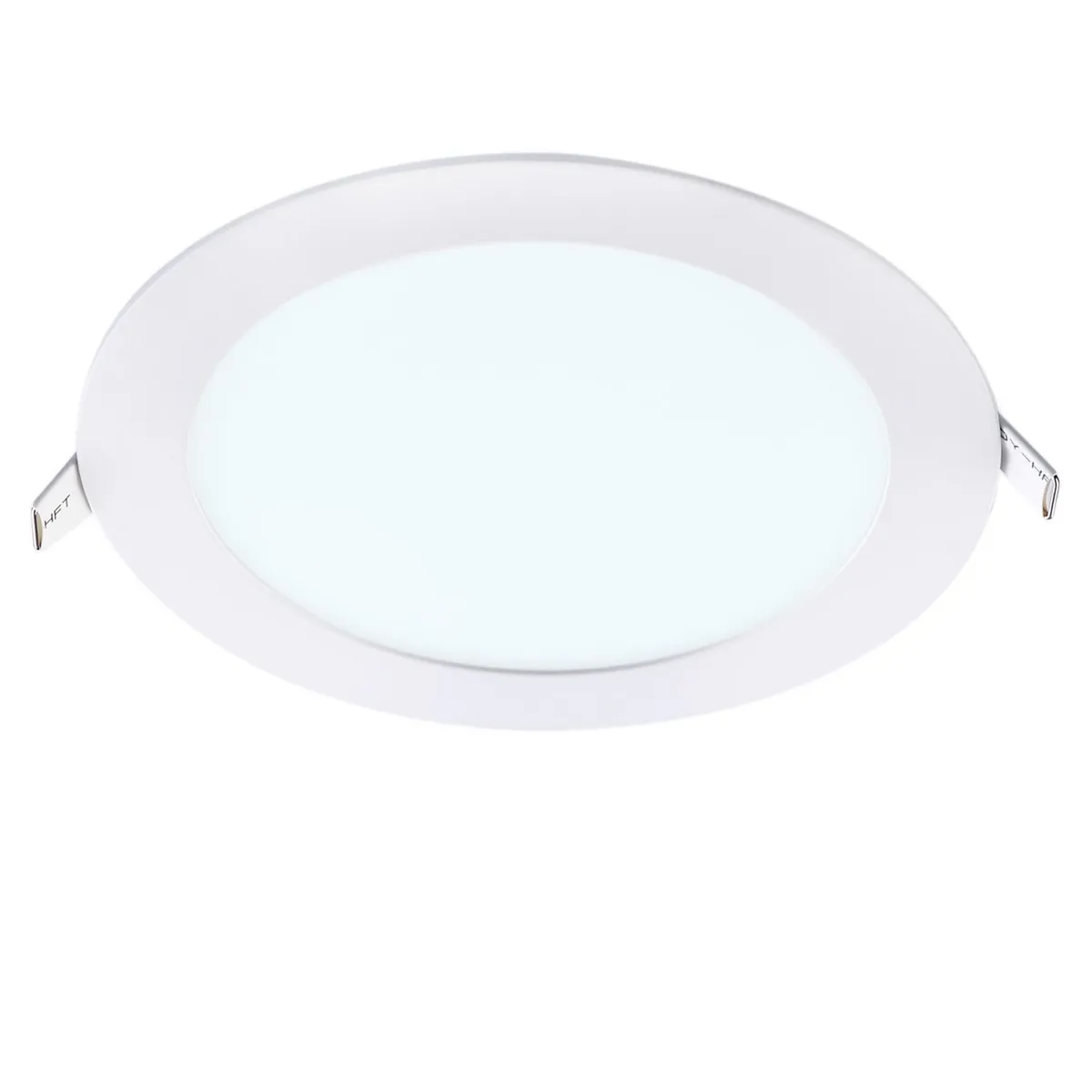 DAIRU - Panel Led Empotrado Circular Metal Blanco 12 W 17 cm