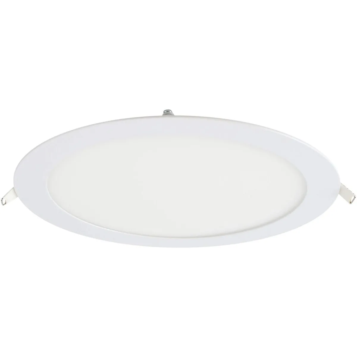 DAIRU - Panel Led Empotrado Circular Metal Blanco 18 W 22.5 cm