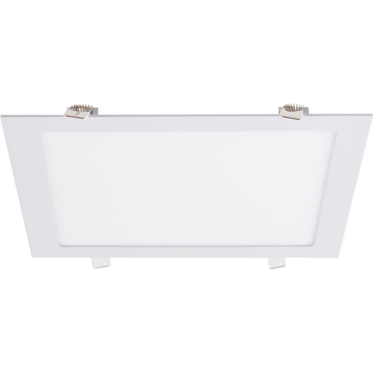 DAIRU - Panel LED Empotrado Cuadrado Metal Blanco 24 W 30 cm