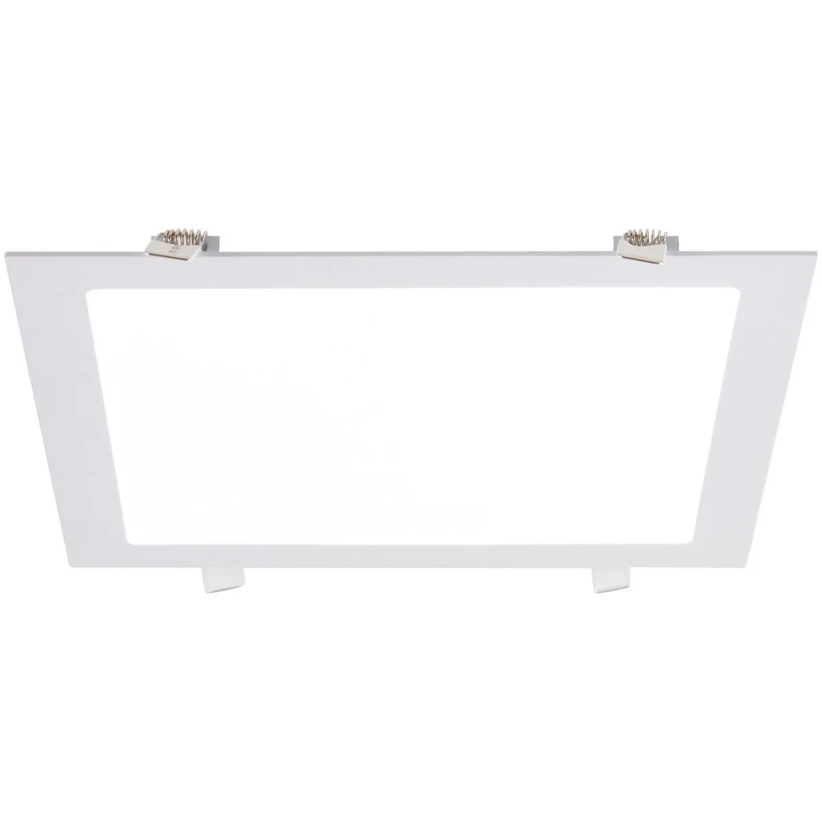 DAIRU - Panel LED Empotrado Cuadrado Metal Blanco 24 W 30 cm