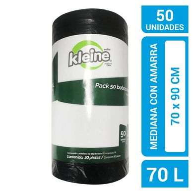 Bolsa de Basura 70L 50 Unidades