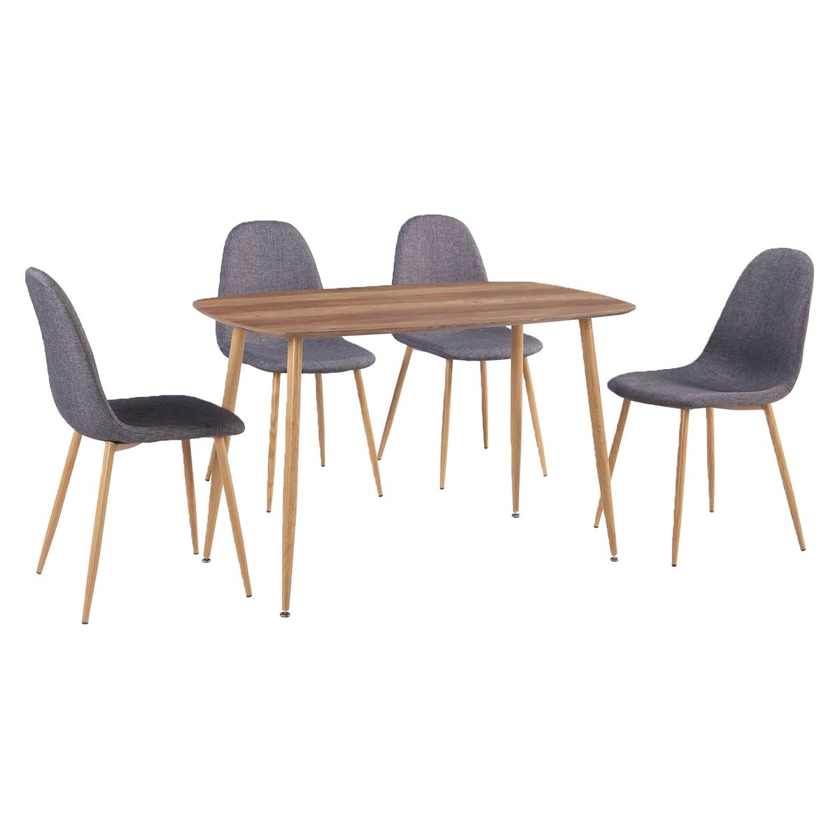 JUST HOME COLLECTION - Juego de Comedor Dominga 4 Sillas
