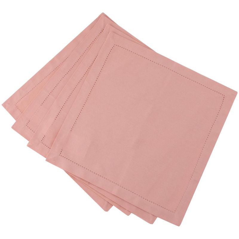 JUST HOME COLLECTION - Set 4 Servilletas 40x40cm Rosa
