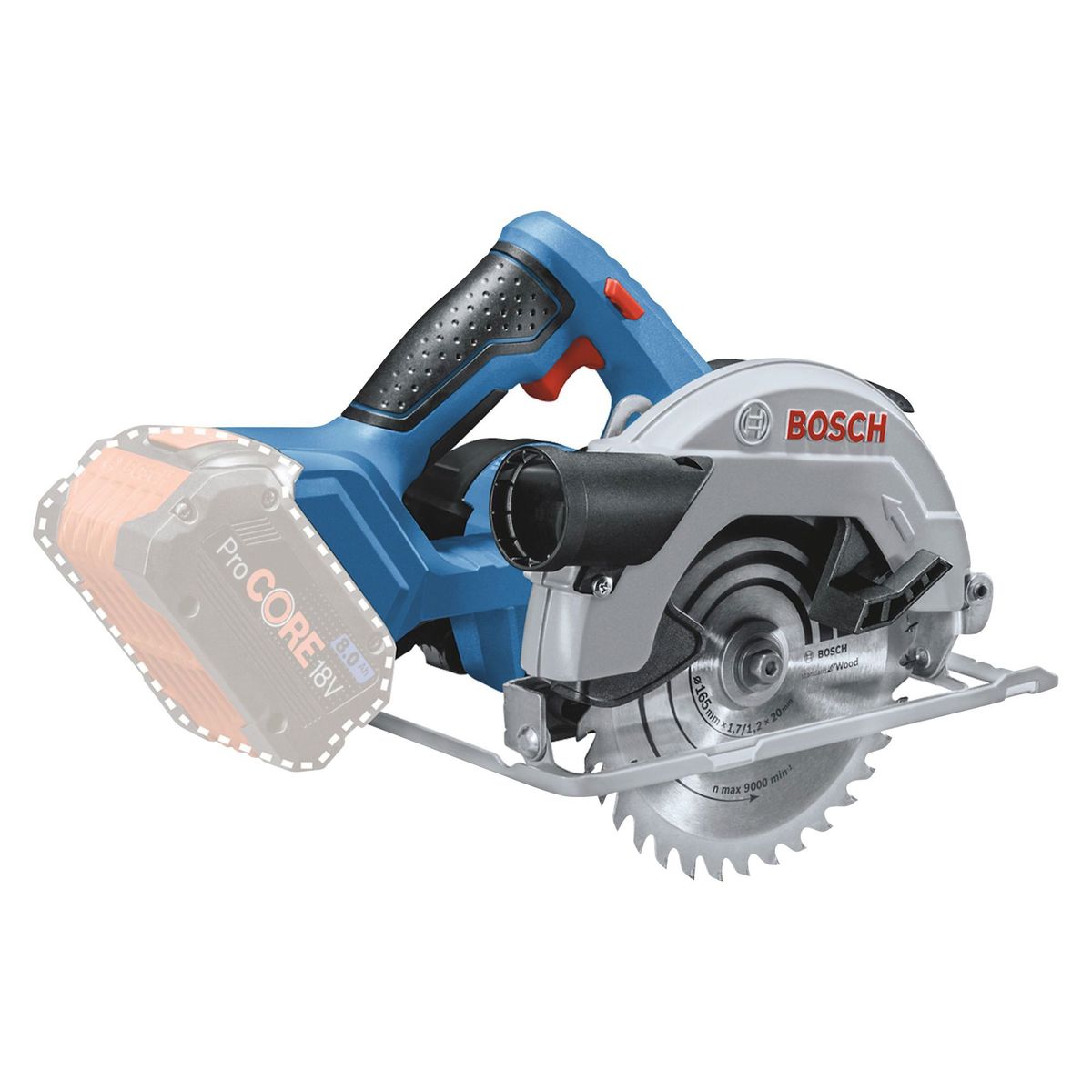 BOSCH - Sierra Circular Inalámbrica Bosch GKS 16.5mm 18V