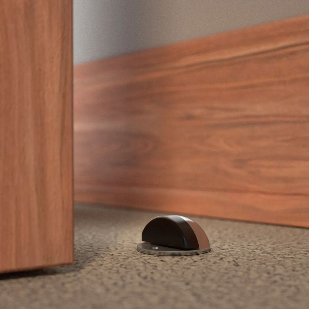 FIXSER - Tope de Puerta Media Luna Satinado