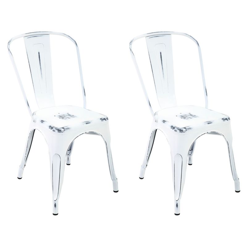 JUST HOME COLLECTION - Set x2 Sillas Tolix Blanco
