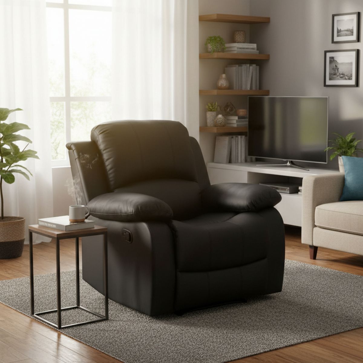 JUST HOME COLLECTION - Sillón Reclinable 1 Cuerpo Washington