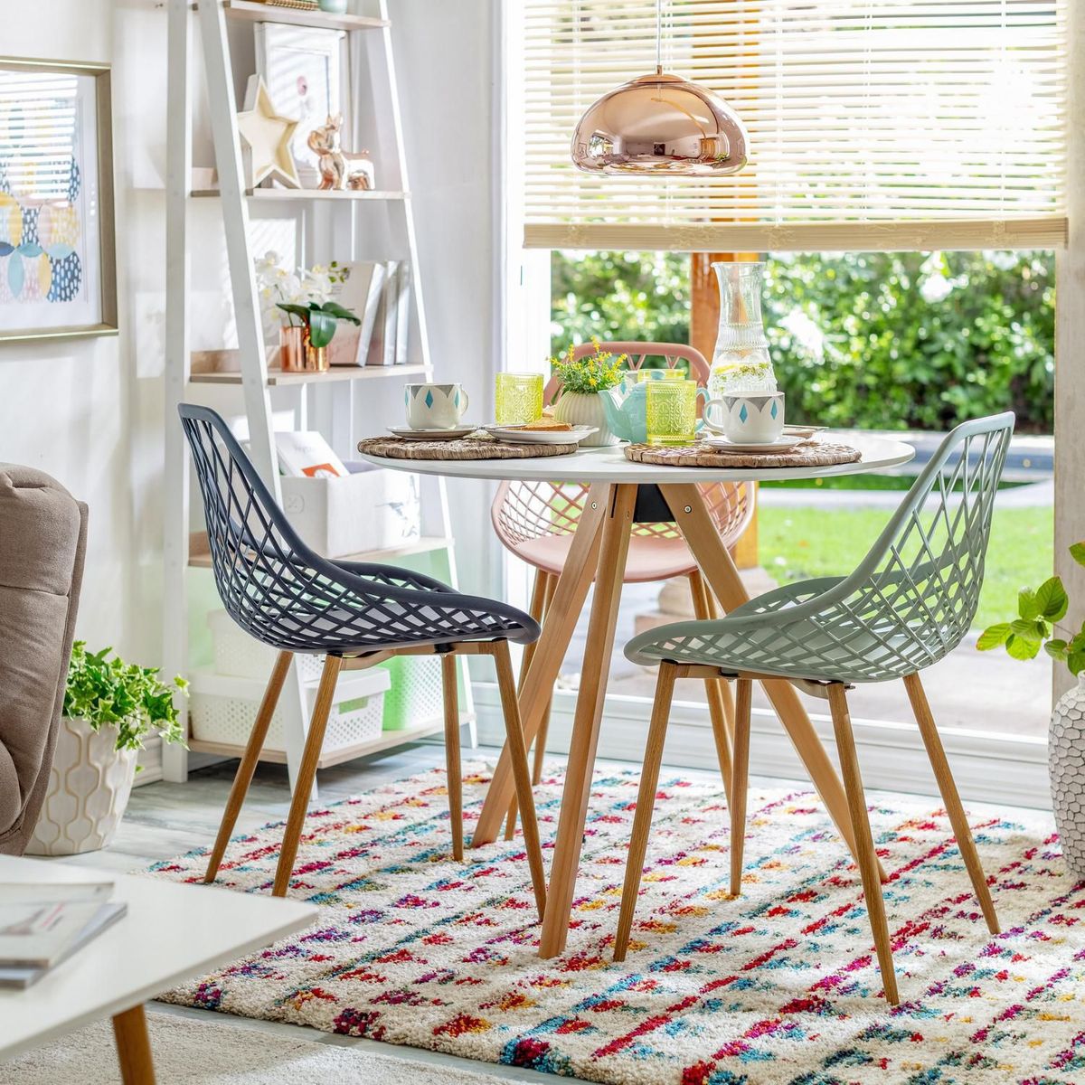 JUST HOME COLLECTION - Setx2 Silla de Comedor Kroops Azul