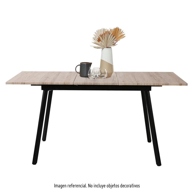 JUST HOME COLLECTION - Mesa de Comedor Extensible 120-160x80x76cm