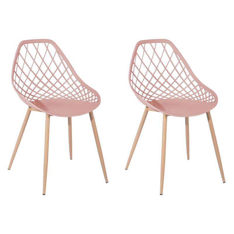 JUST HOME COLLECTION - Setx2 Silla de Comedor Kroops Rosa