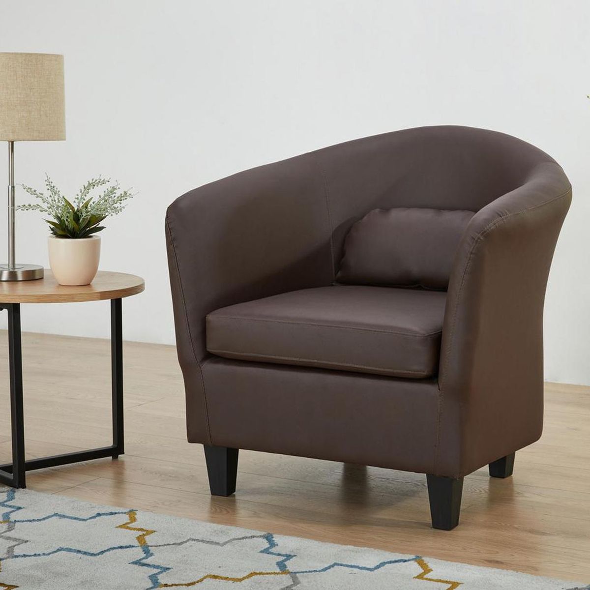 JUST HOME COLLECTION - Butaca Santiago Chocolate