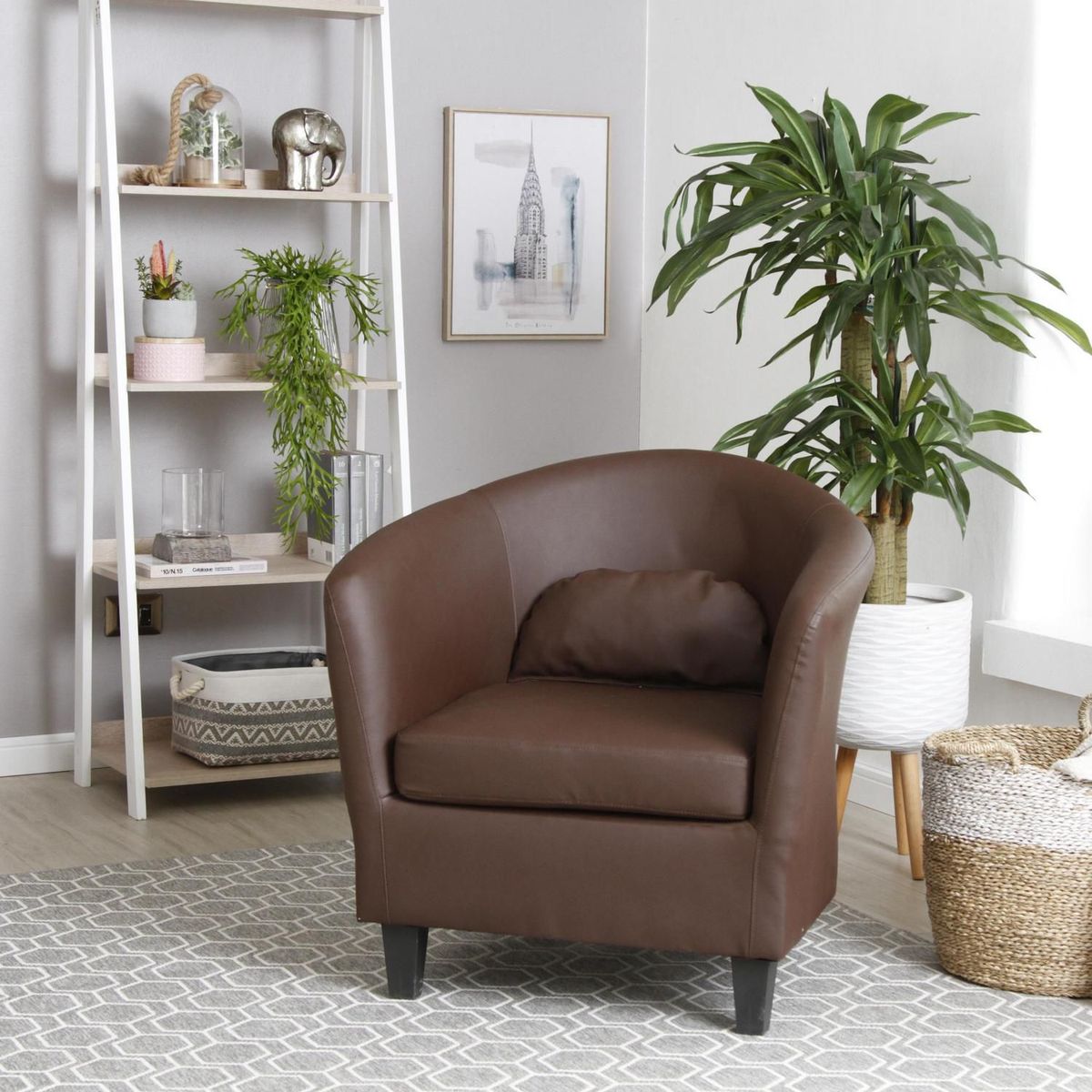 JUST HOME COLLECTION - Butaca Santiago Chocolate