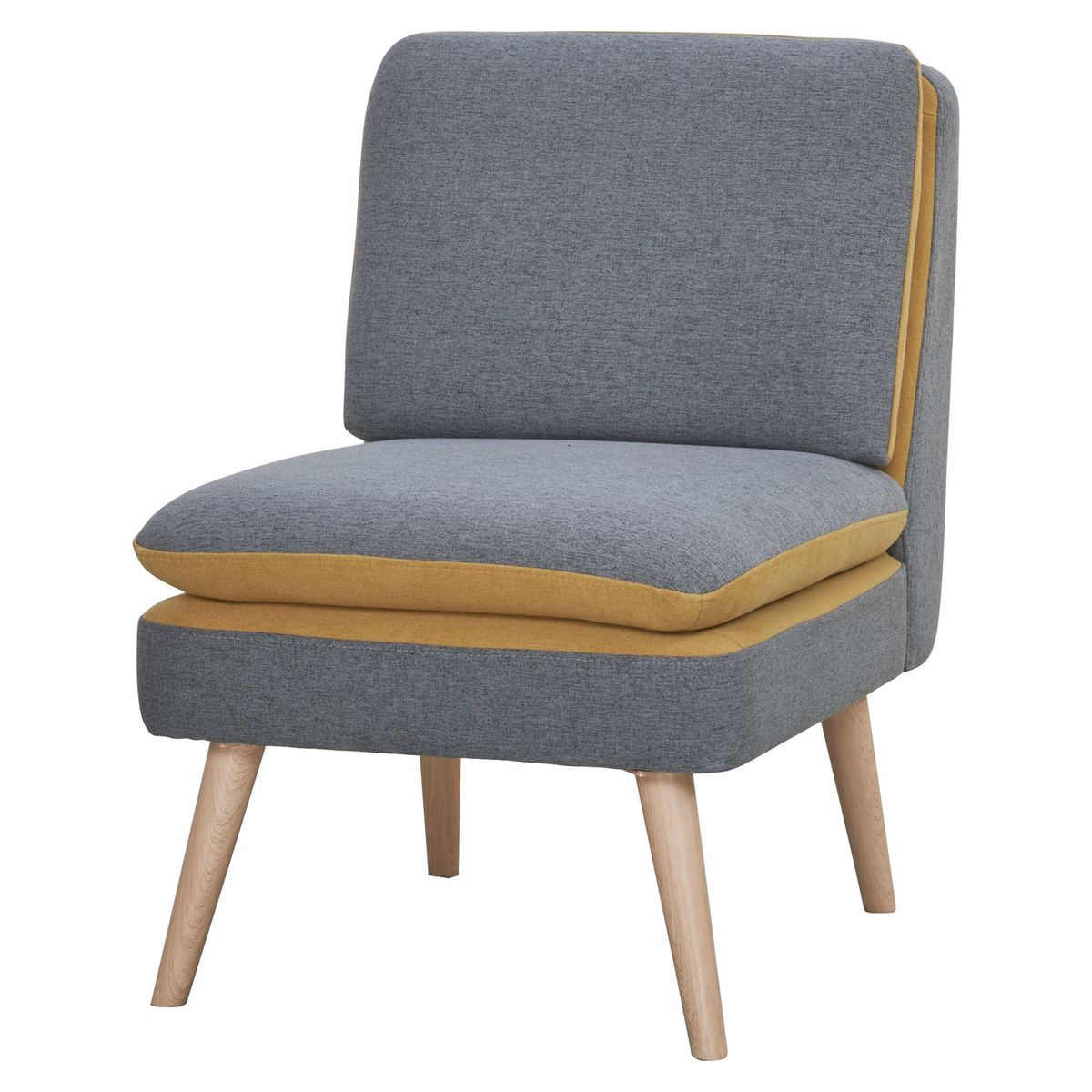 JUST HOME COLLECTION - Sillón Bi Color Mostaza