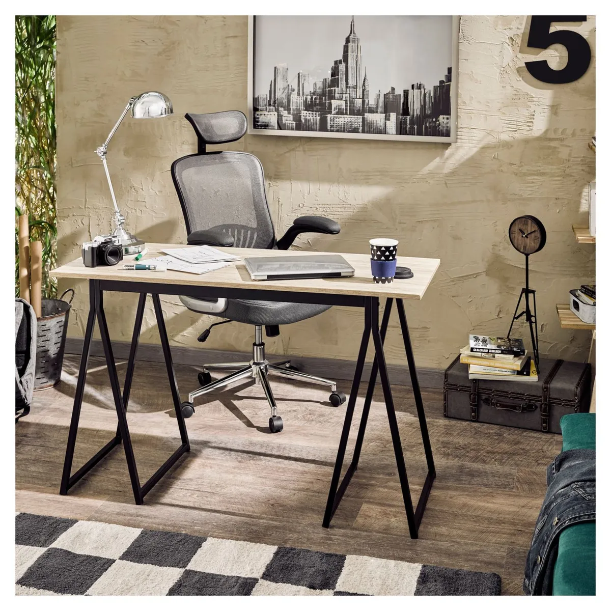 JUST HOME COLLECTION - Escritorio Miel Madera Venus