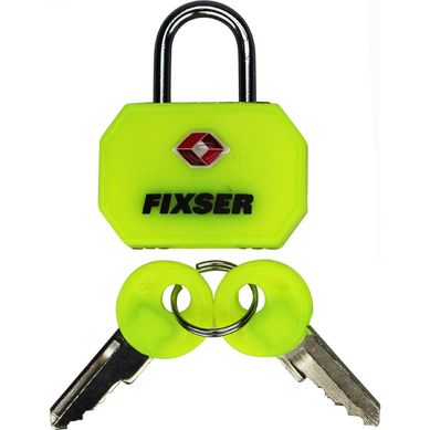 Candado con Llave TSA Amarillo Fixser