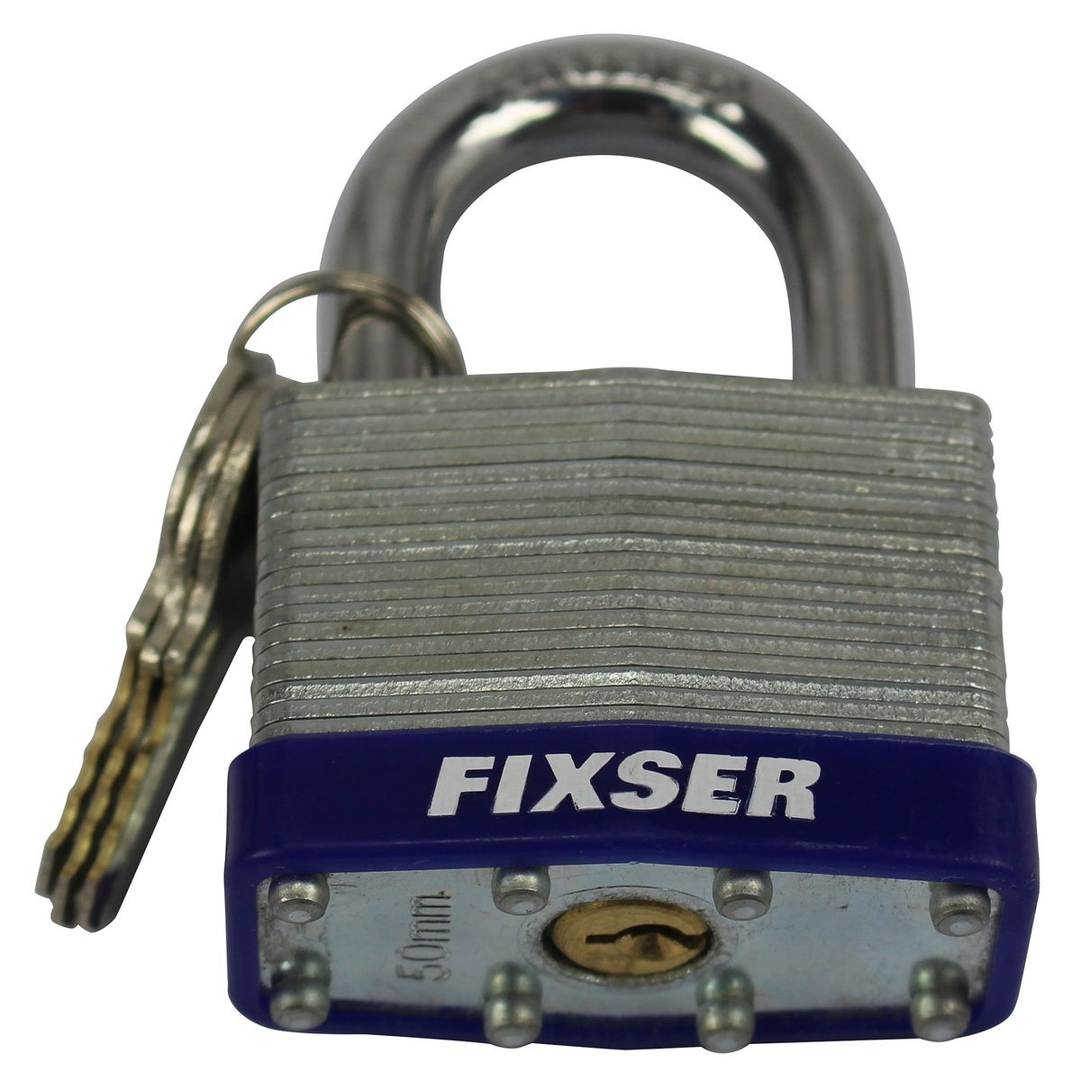 FIXSER - Candado de Acero Inoxidable Laminado Fixser 50 mm