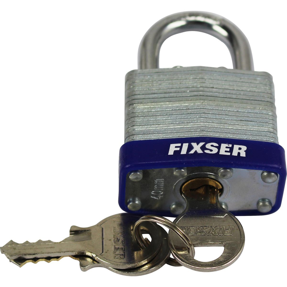 FIXSER - Candado de Acero Inoxidable Laminado Fixser 40 mm