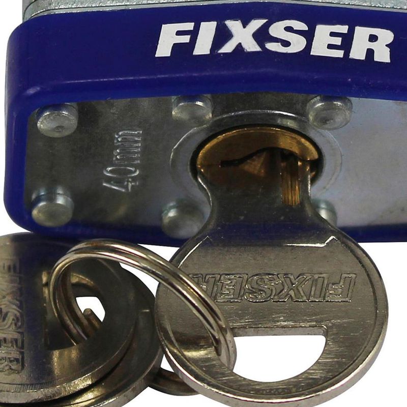 FIXSER - Candado de Acero Inoxidable Laminado Fixser 40 mm