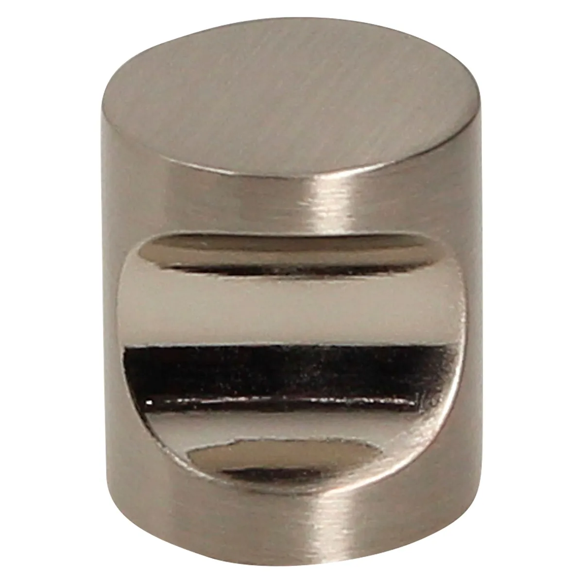 FIXSER - Jalador de Perilla Zamak Níquel Cepillado 20 mm