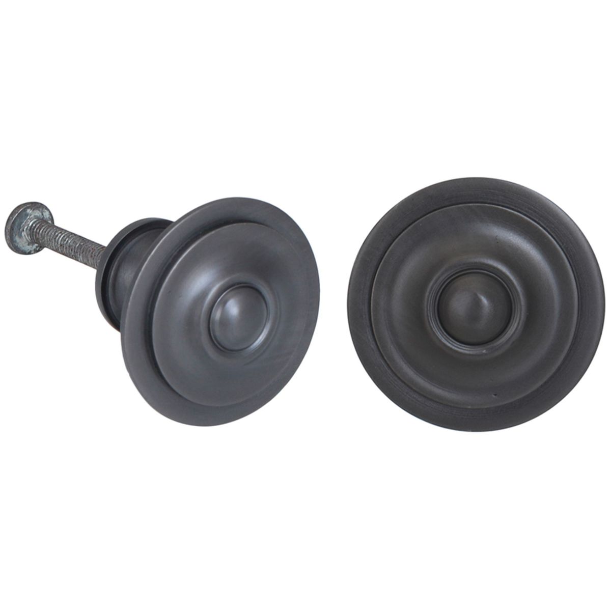 VIDHI - Pack 2 Pomo Laton 33MM Negro MT