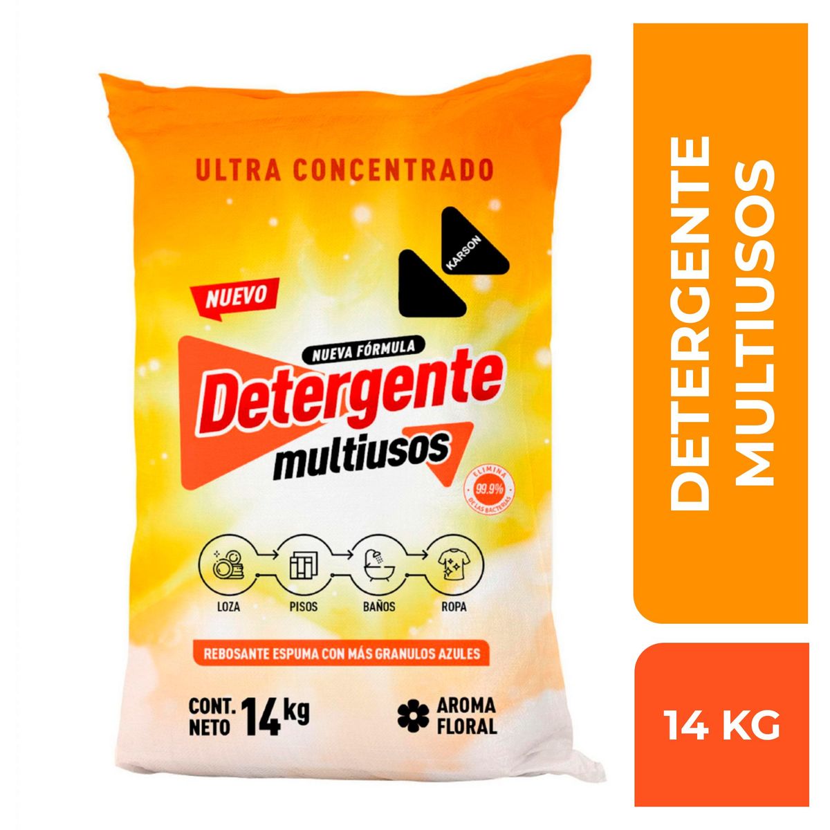 KARSON - Detergente en Polvo Industrial 14 kg.