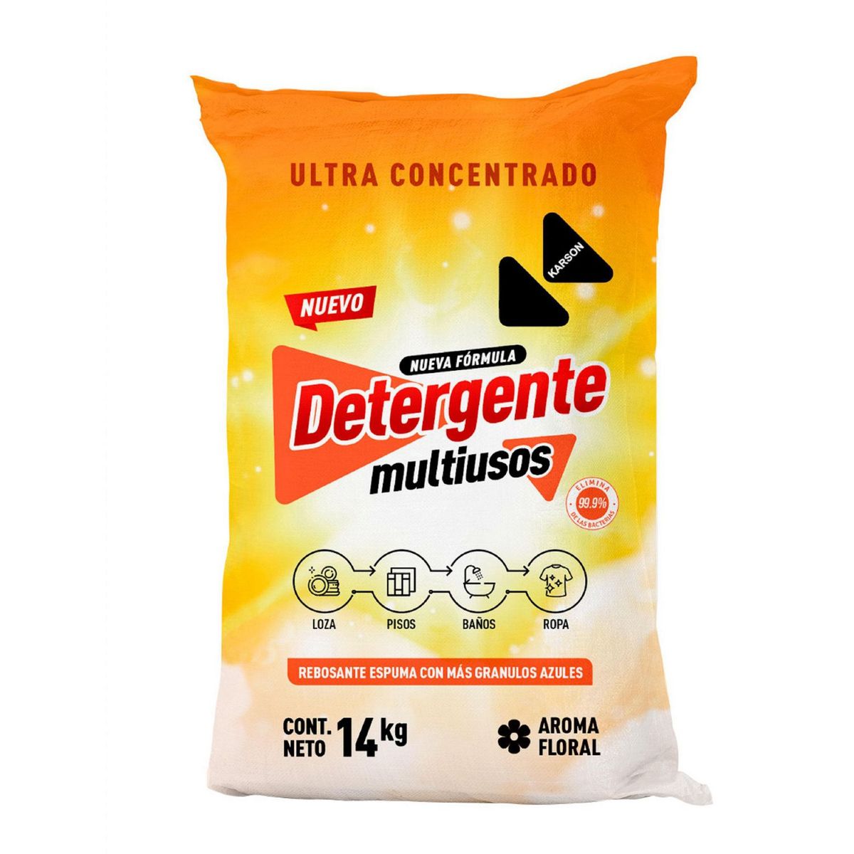 KARSON - Detergente en Polvo Industrial 14 kg.