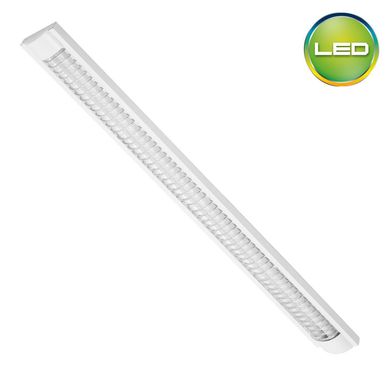 Primstico Plano 2x18W Blanco con Tubo LED