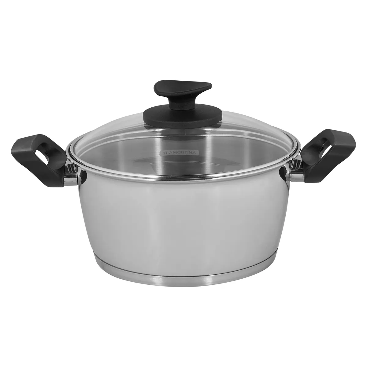 TRAMONTINA - Olla Acero Inoxidable c/tapa 20cm