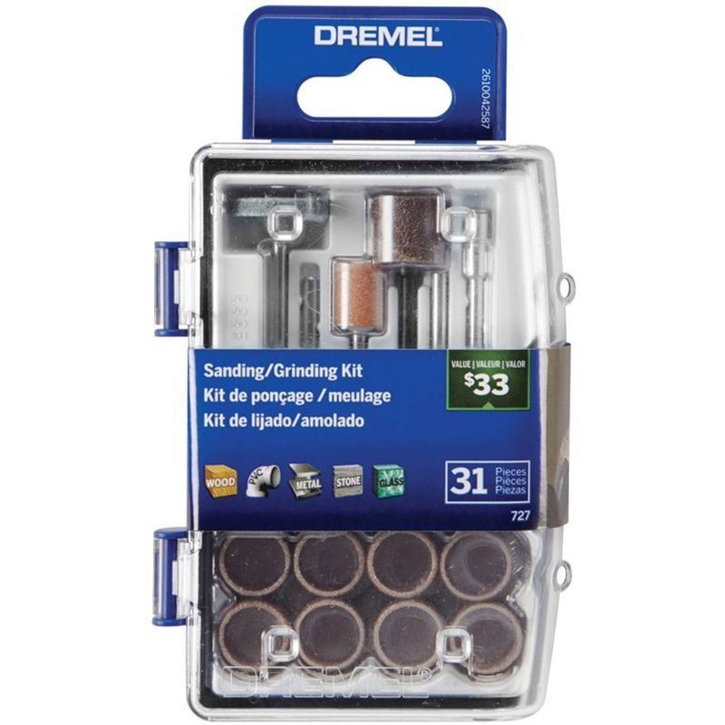 DREMEL - Kit 31 accesorios lijado/amolado Dremel