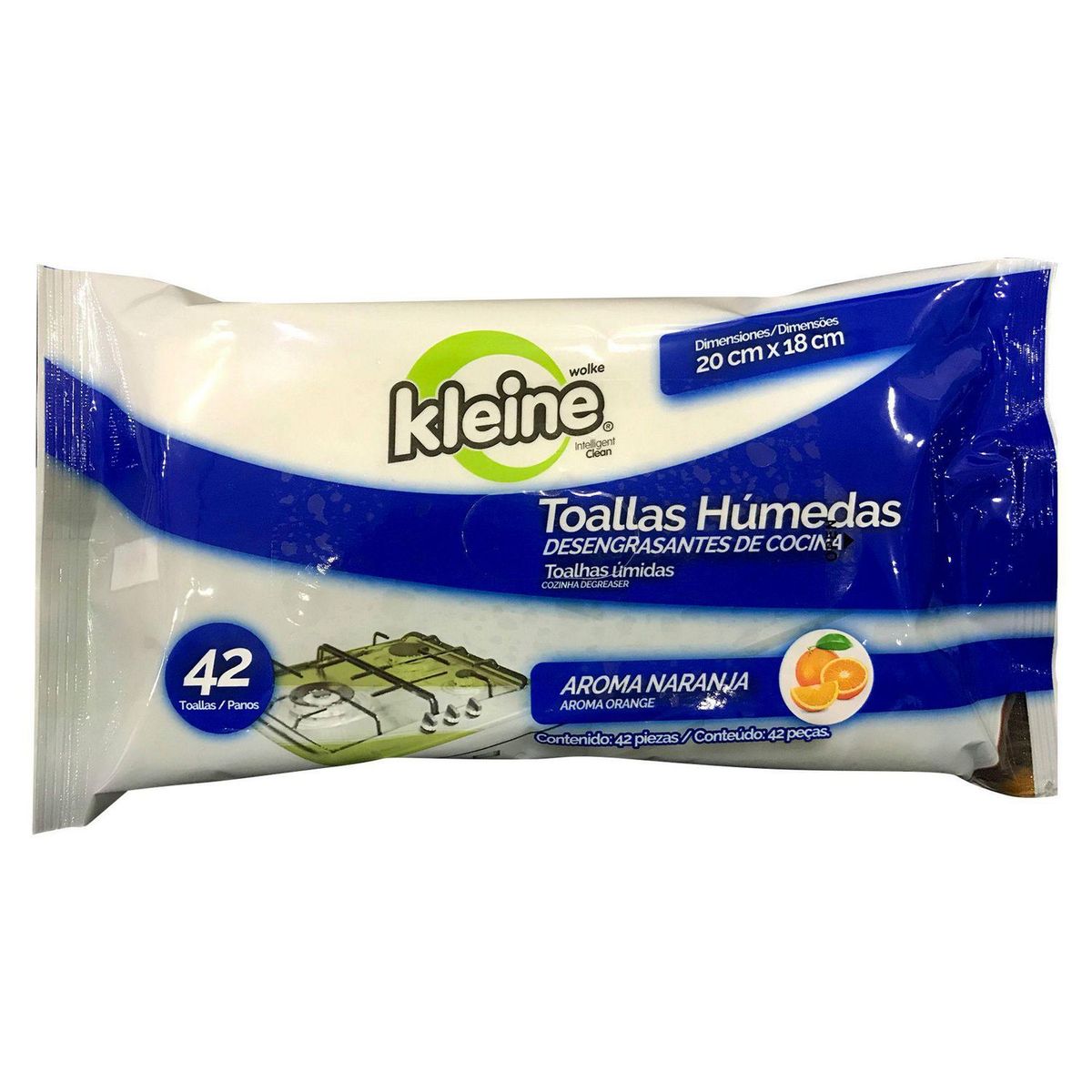 KLEINE WOLKE - Toallas Húmedas Desengrasantes de Cocina