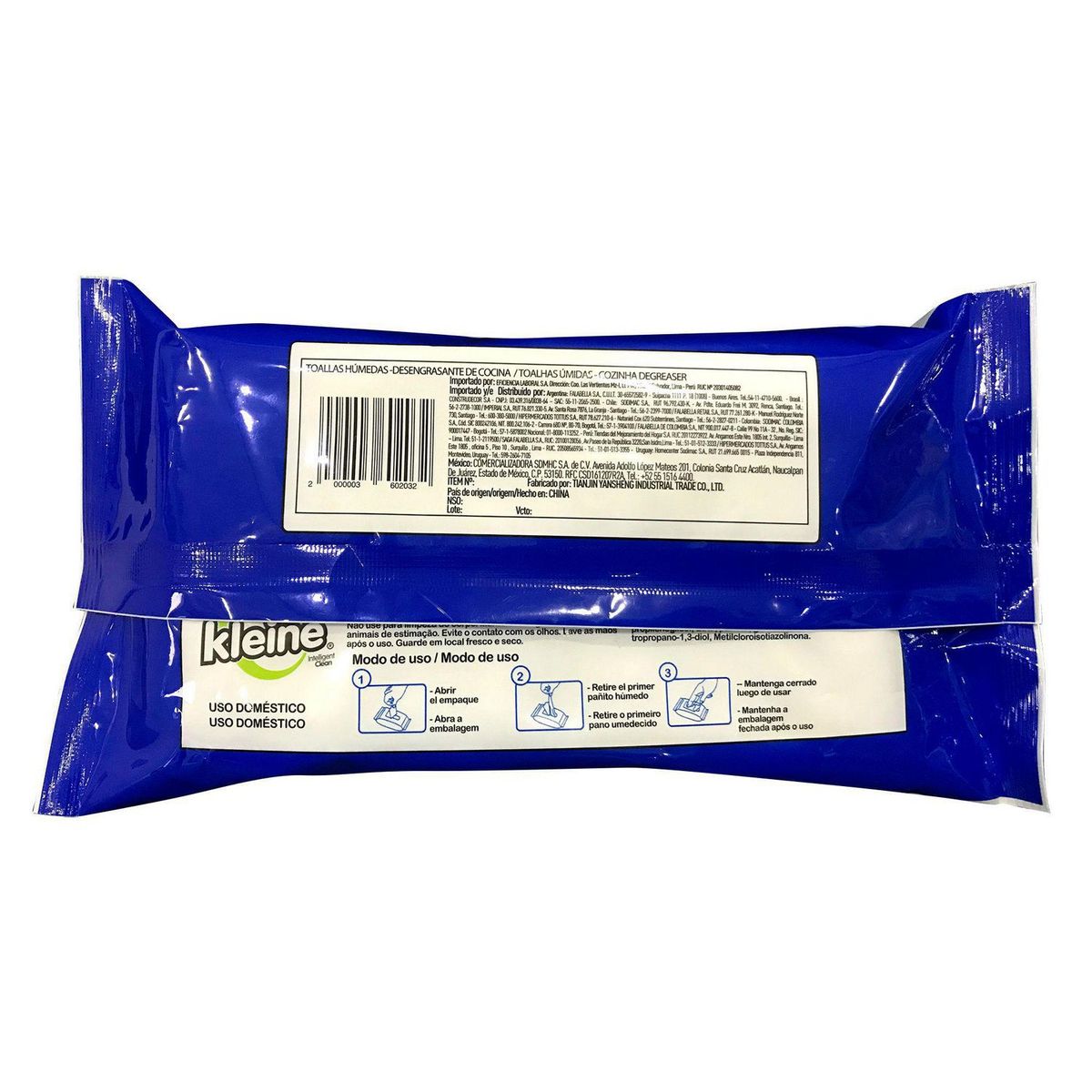 KLEINE WOLKE - Toallas Húmedas Desengrasantes de Cocina