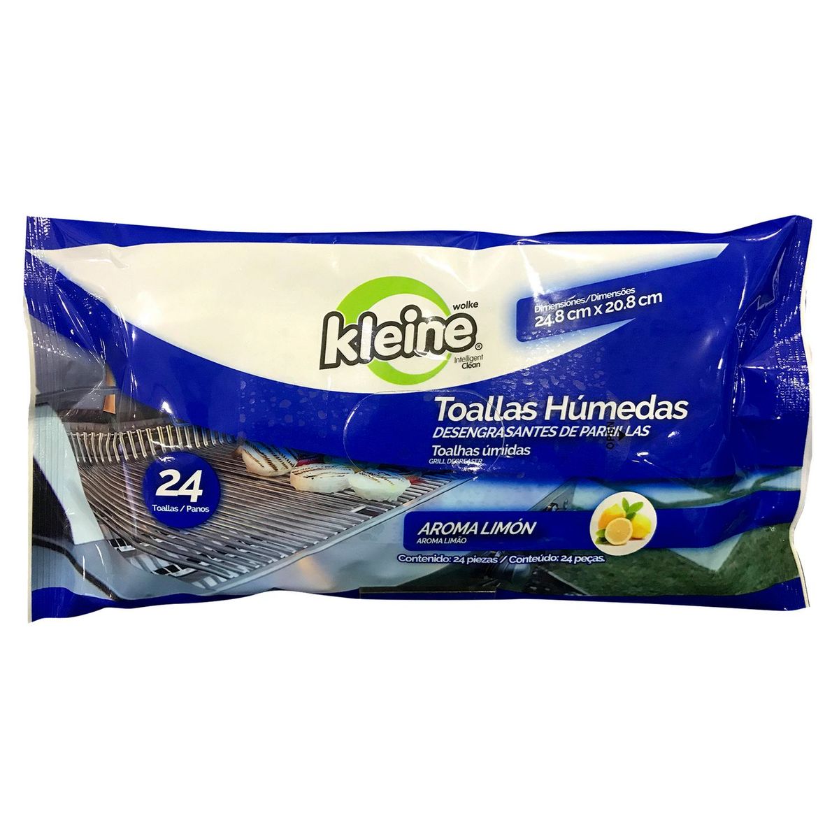 KLEINE WOLKE - Toallas Húmedas Para Limpieza De Parrillas X24 Kleine