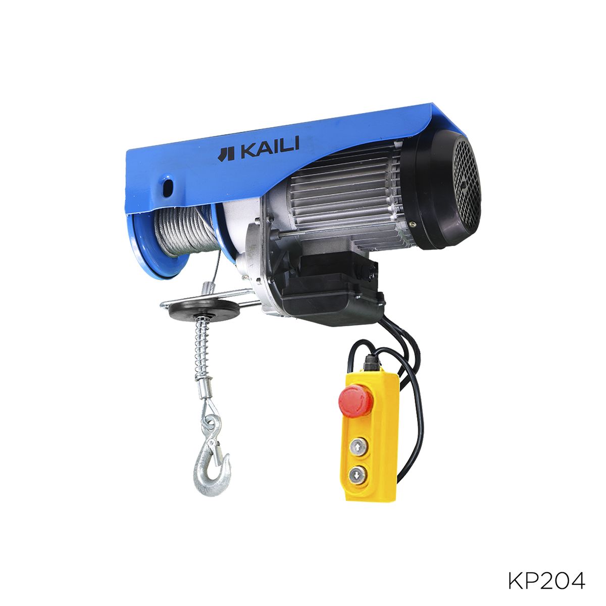 KAILI - Tecle Eléctrico 1700W 500Kg (12m) a 1000Kg (6m) Kaili