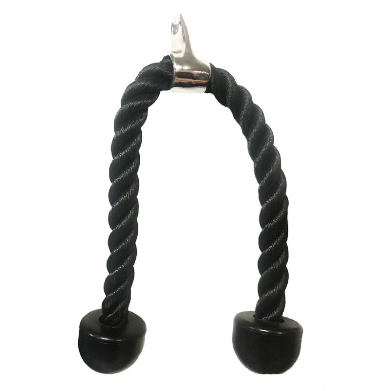 SPORTFITNESS - Cuerda de Triceps Negro