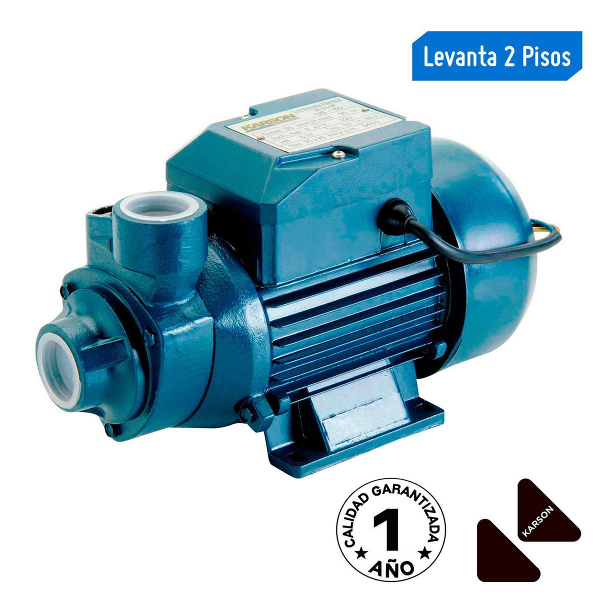 KARSON - Bomba Periférica de Agua 0.5 HP 30L/min