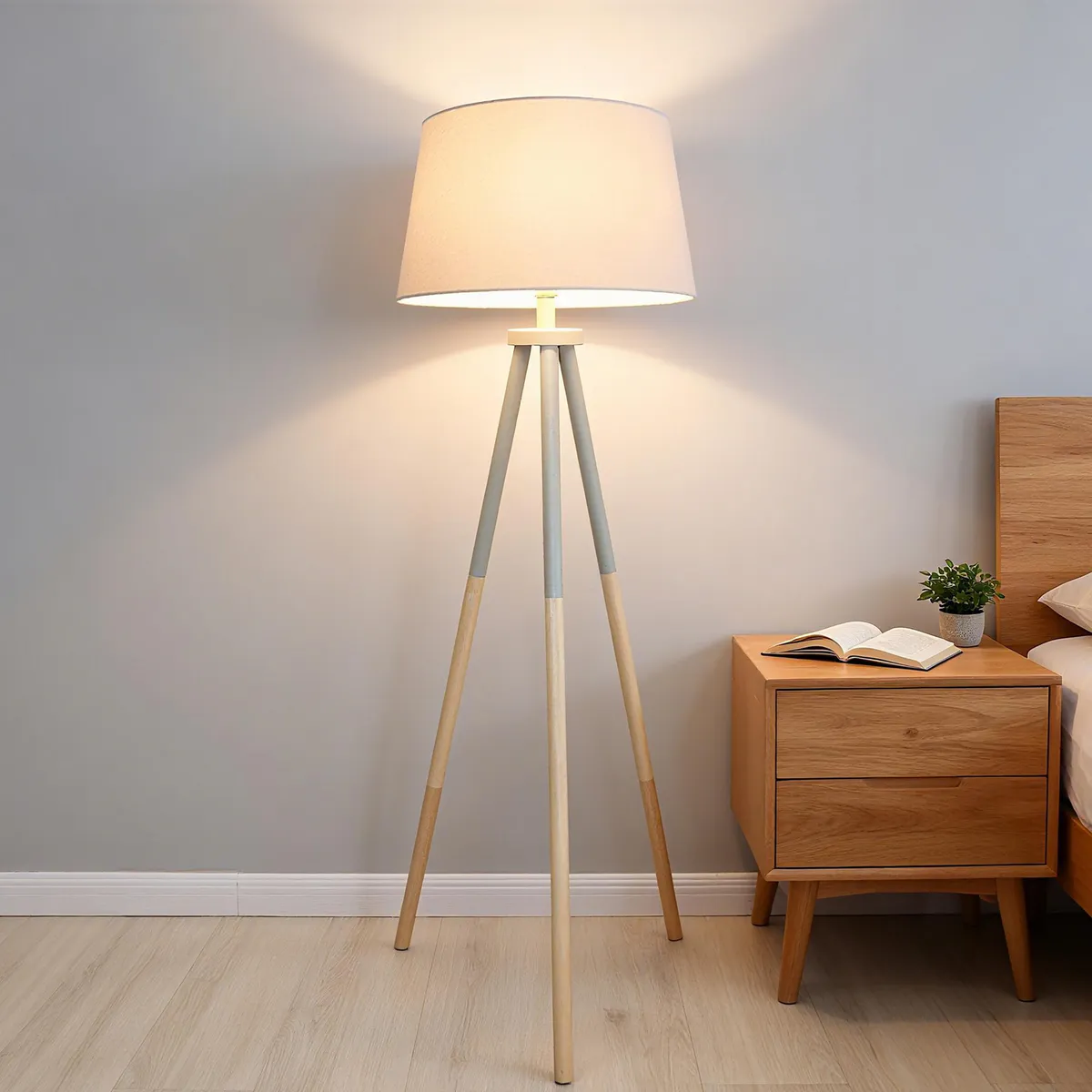 JUST HOME COLLECTION - Lámpara de Pie Shelbys 1L E27