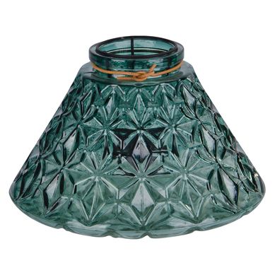 Portavela Texturada Verde 16cm
