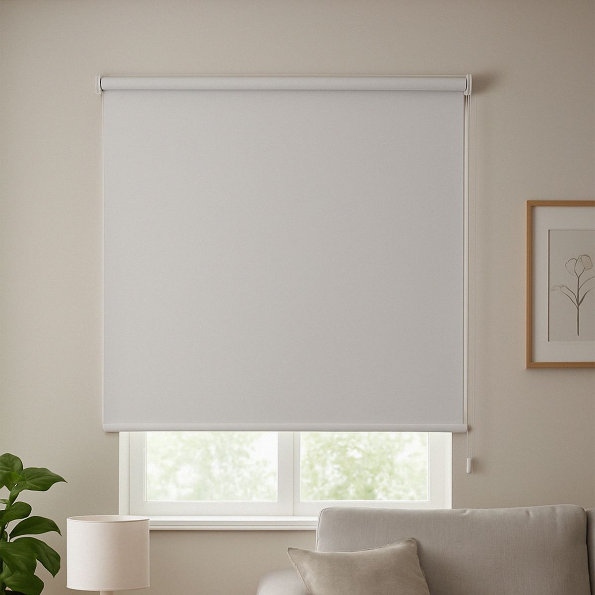 JUST HOME COLLECTION - Cortina Roller Black Out 180x250cm Beige