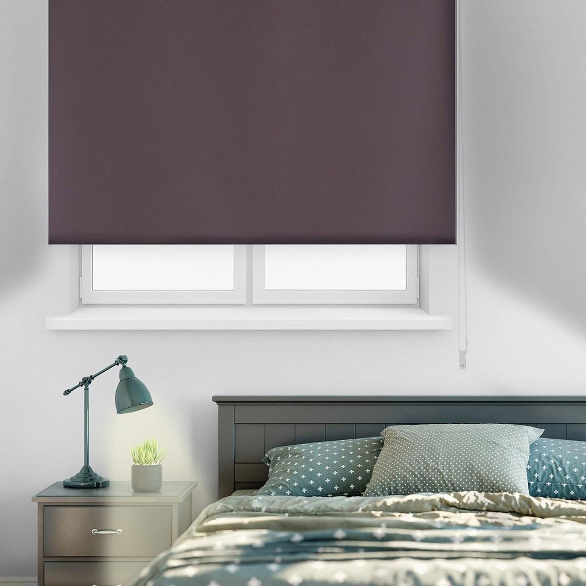 JUST HOME COLLECTION - Cortina Roller Black Out 180x250cm Café