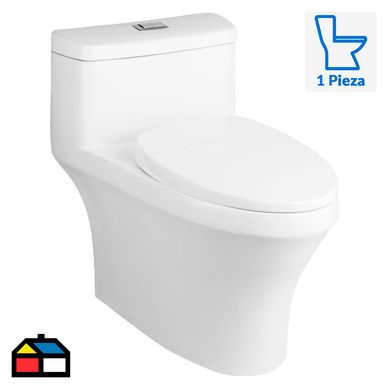 WC Inodoro Vainsa One Piece Ocean Blanco